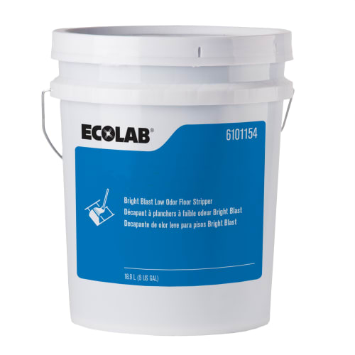 Ecolab® Bright Blast Low Odor Floor Stripper, 5 Gallon, #6101154
